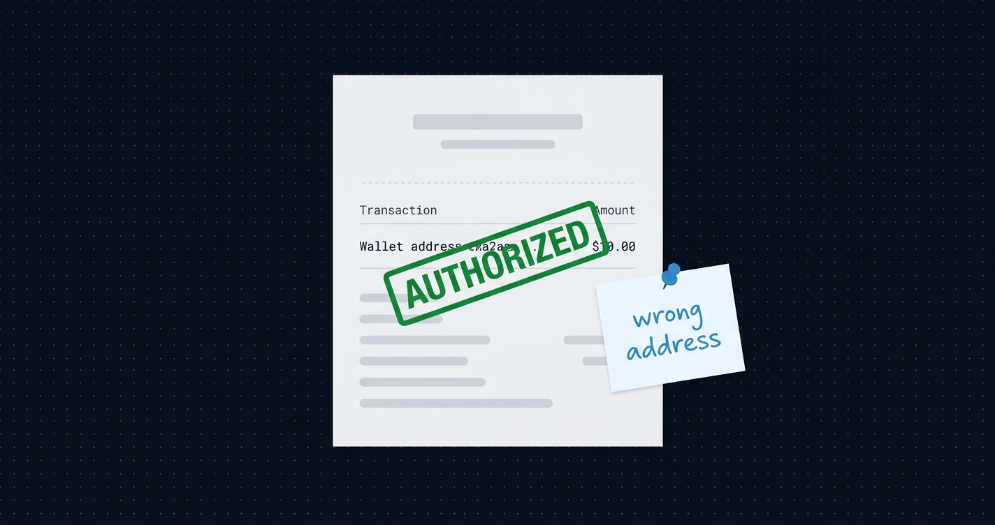 Cover image for Valid Signature, Wrong Intent: The Unsolved Authorization Problem for Onchain AI Agents